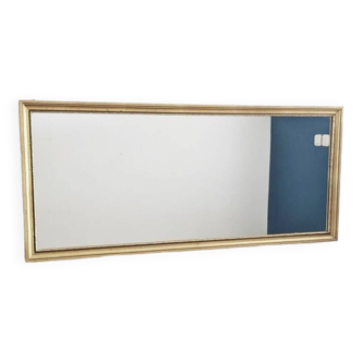 Vintage rectangular gold mirror