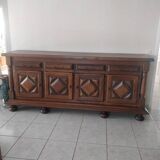 Solid oak sideboard
