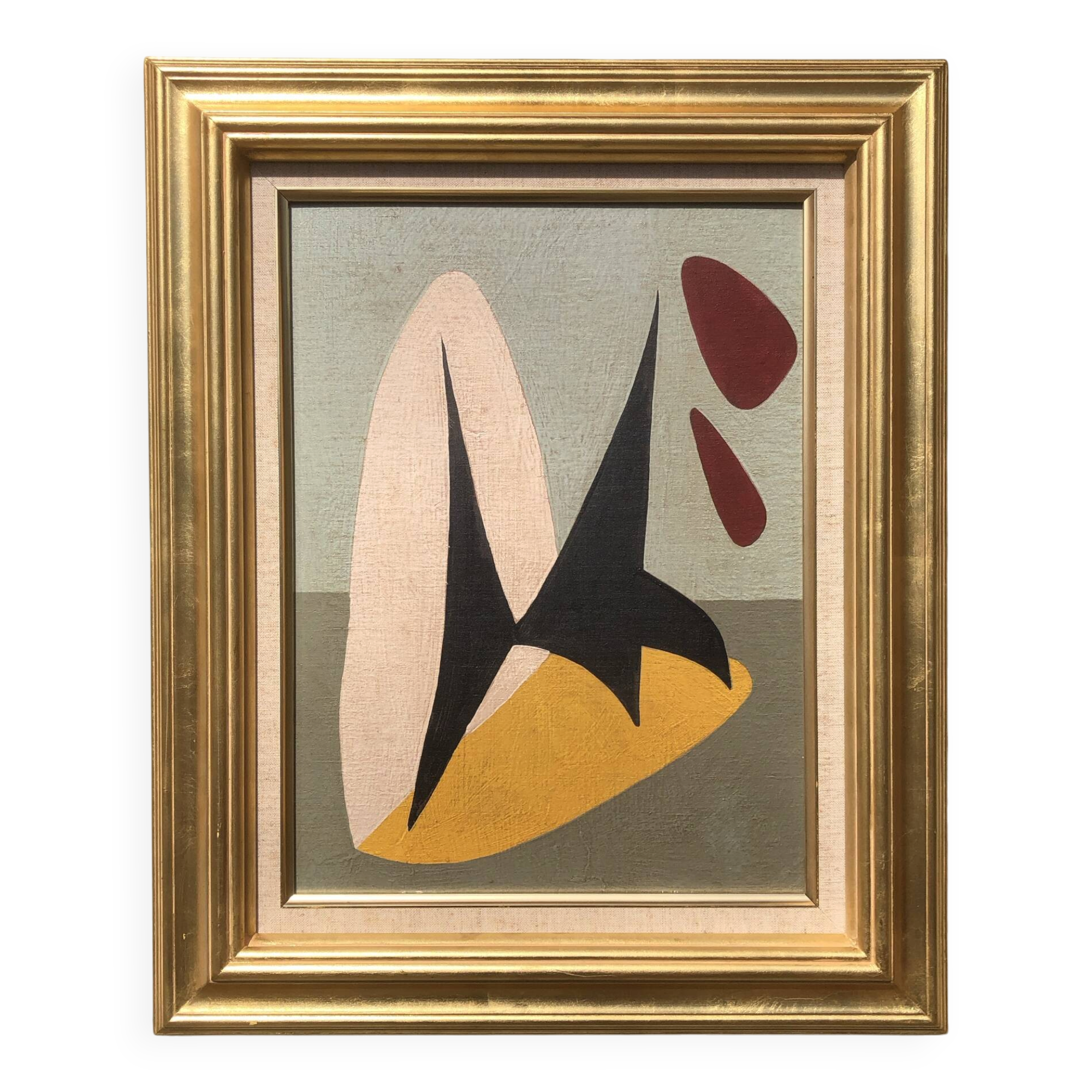 Golden frame painting