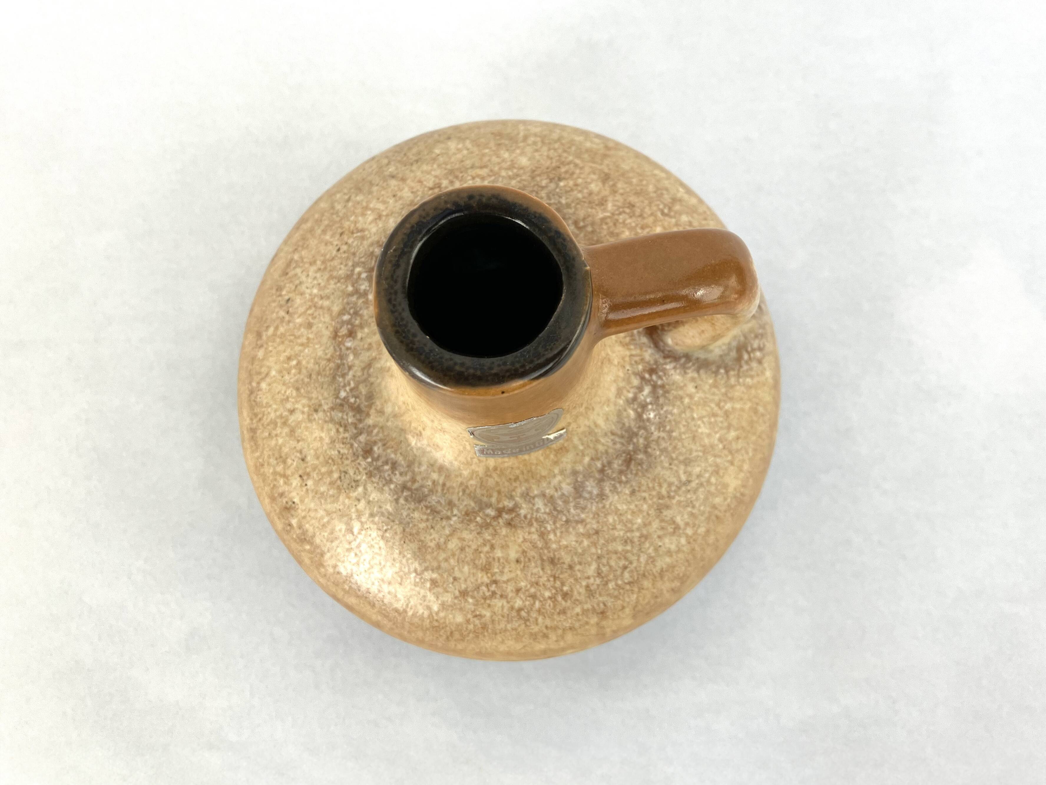 Small ceramic vase by Veb Haldensleben • Made in GDR, East Germany • Vintage 70s