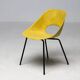 Rare yellow fibreglass tulip chair by Pierre Guariche for Steiner, 1950s.