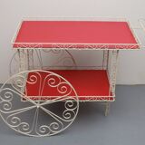 1950s French serving trolley for garden