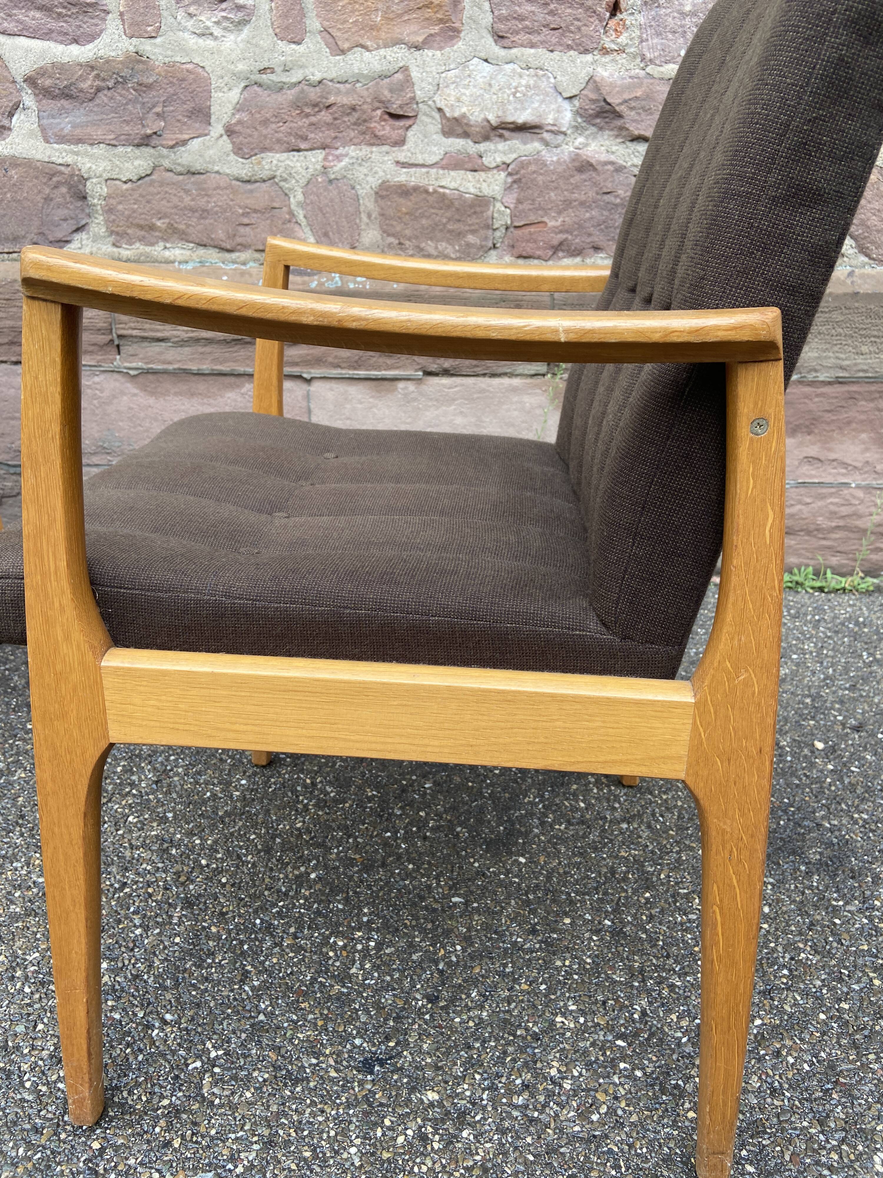 Pair of armchairs scandinavian lounge chairs 60s fröscher kg