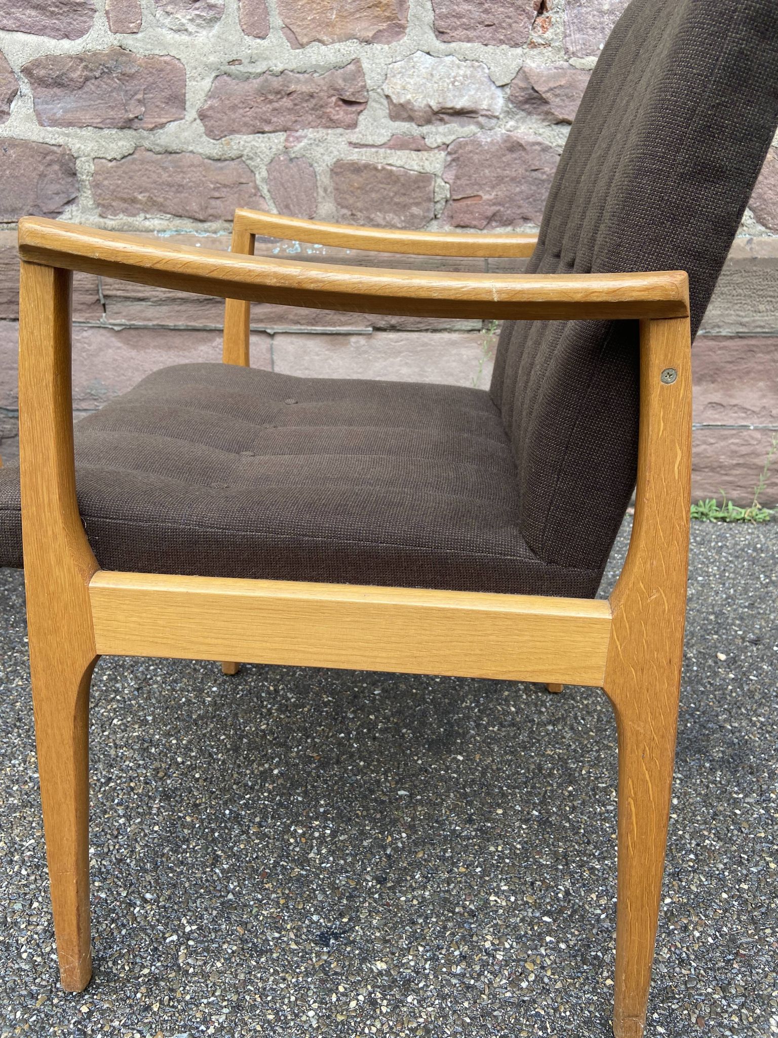 Pair of armchairs scandinavian lounge chairs 60s fröscher kg