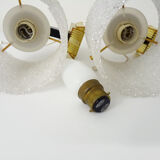 Pair of minimalist vintage wall lamps 50/60