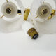 Pair of minimalist vintage wall lamps 50/60