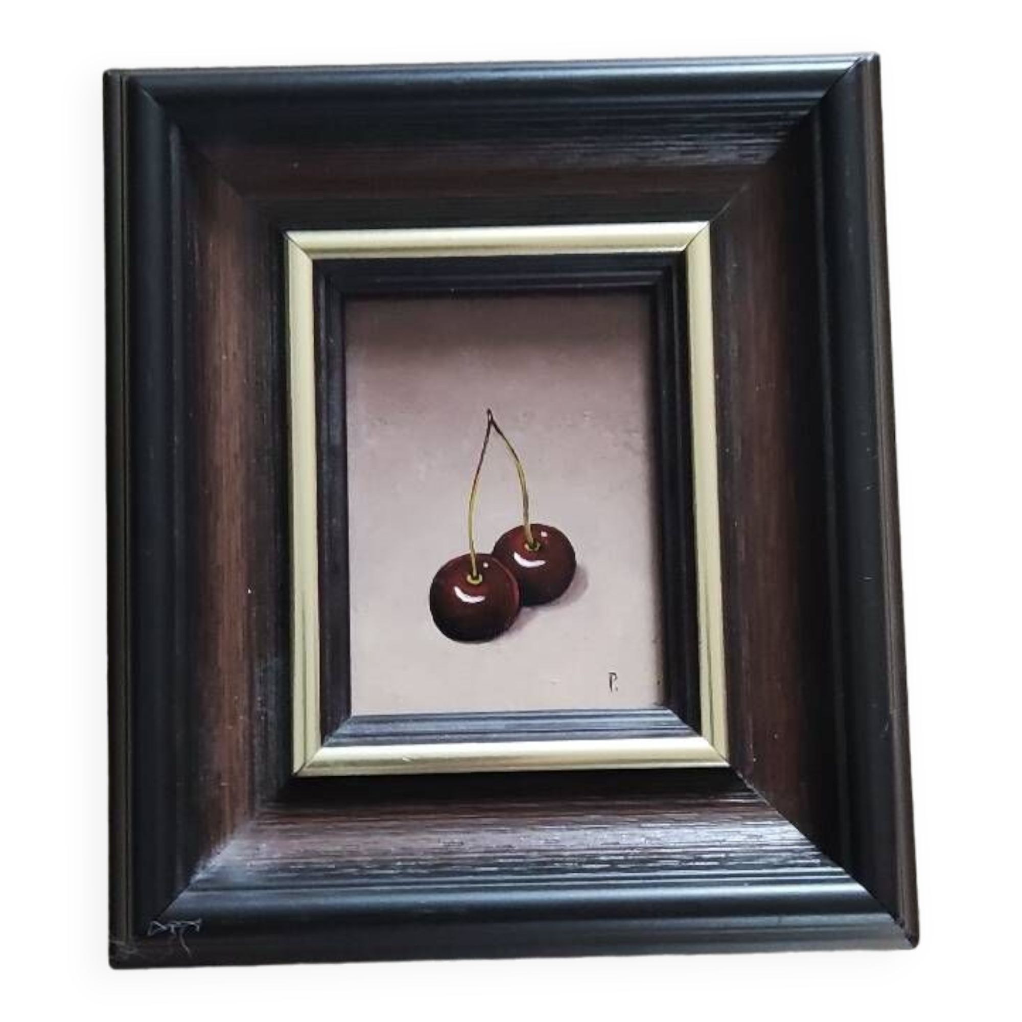 Miniature still life "cherries"