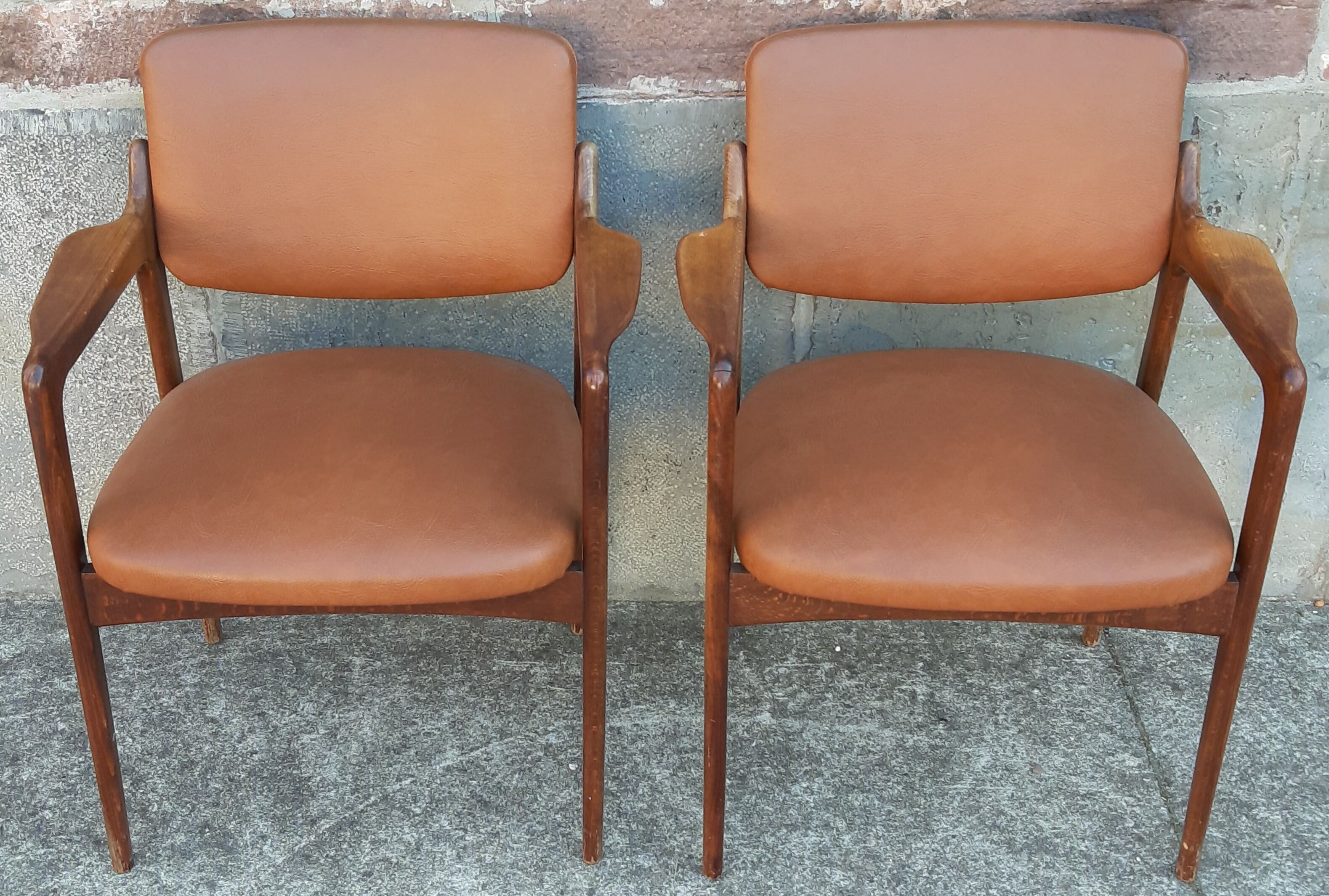Pair of Scandinavian armchairs
