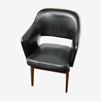 Vintage teak design arm chair