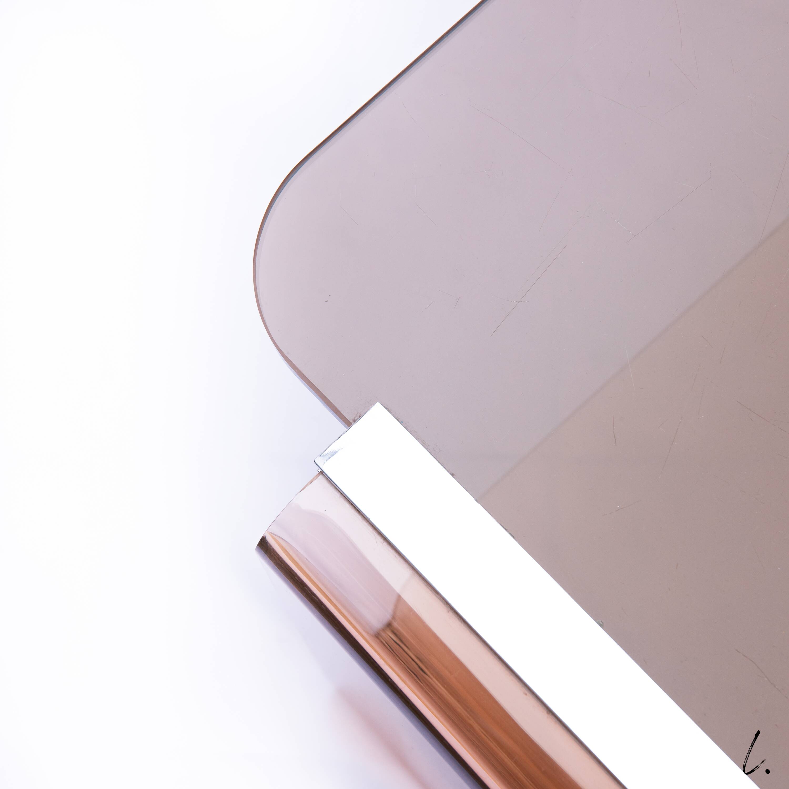 TABLE BASSE MICHEL DUMAS POUR ROCHE BOBOIS, 1970