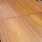 Scandinavian dining room set, 6 chairs with extendable table 1950s
