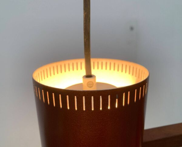 Suspension Cylindre Danois Milieu du Siècle II par Jo Hammerborg pour Fog & Mørup