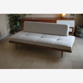 Canapé  lit danois daybed 3 personnes France and Son, teck