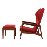 Ib Kofod-Larsen Teak Cloud Master Reclinner Chair 1950s
