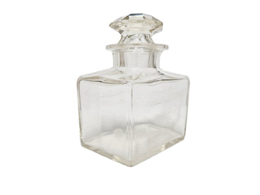 Biedermeier crystal tea box, Germany, 1890s