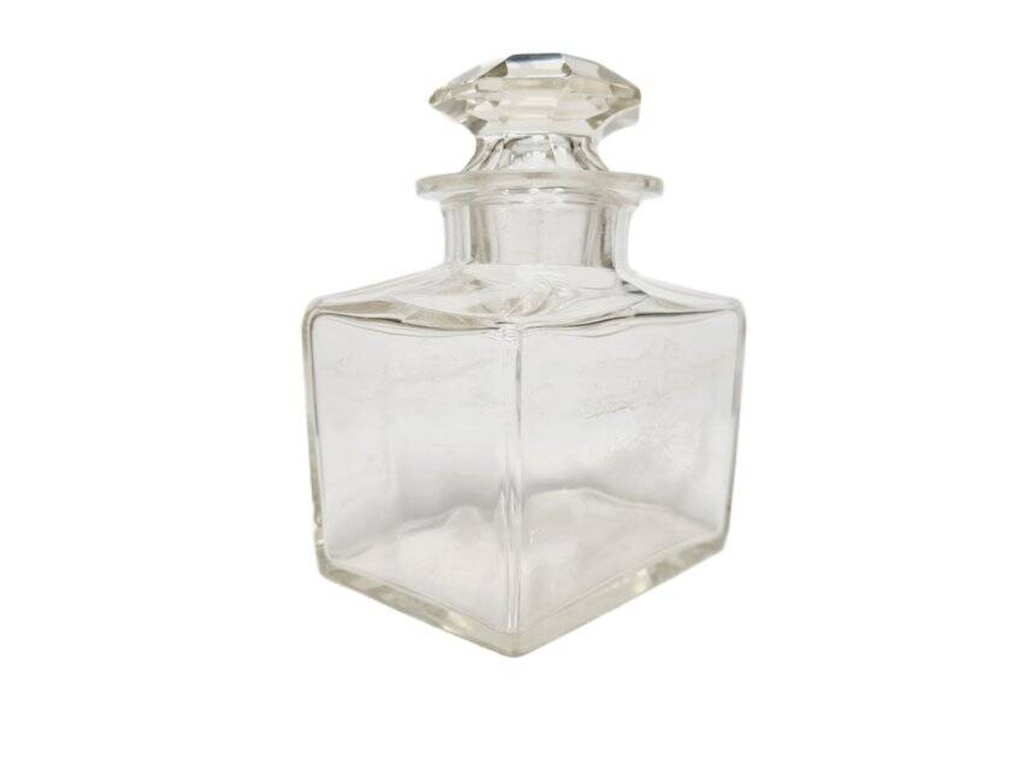 Biedermeier crystal tea box, Germany, 1890s