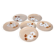 Moulin des Loups floral dessert plates