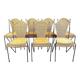 Wicker chairs by Frederick Weinberg, 1960s, set of 7