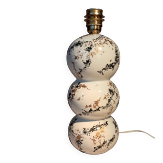 Fine porcelain lamp painted and gilded with fine gold. Laure Selignac, Paris.