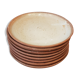 8 sandstone dessert plates