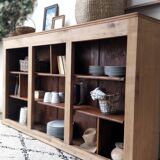 Meuble de métier en bois