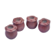 Pink flower candle holder