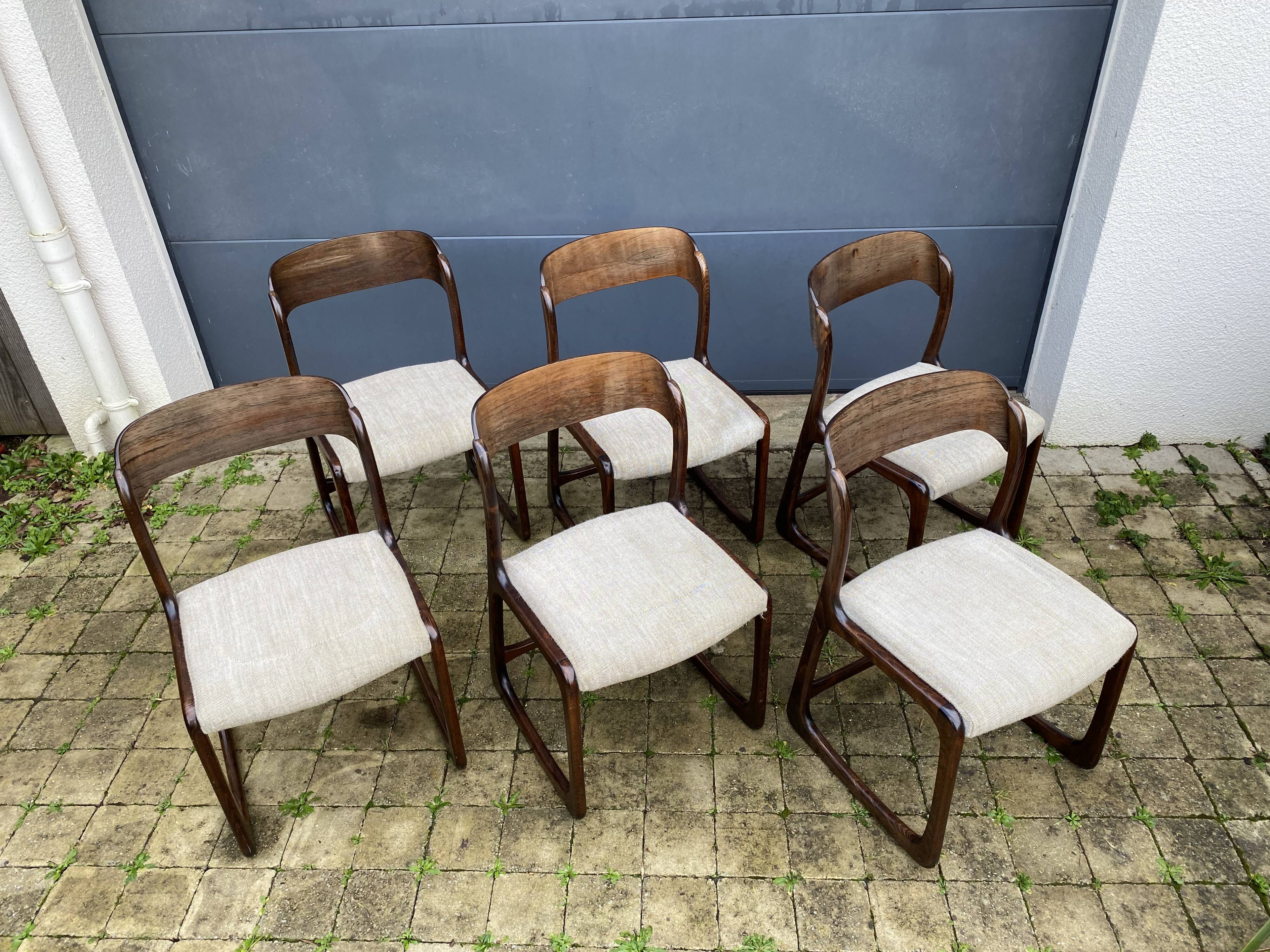 "Baumann sled chairs"