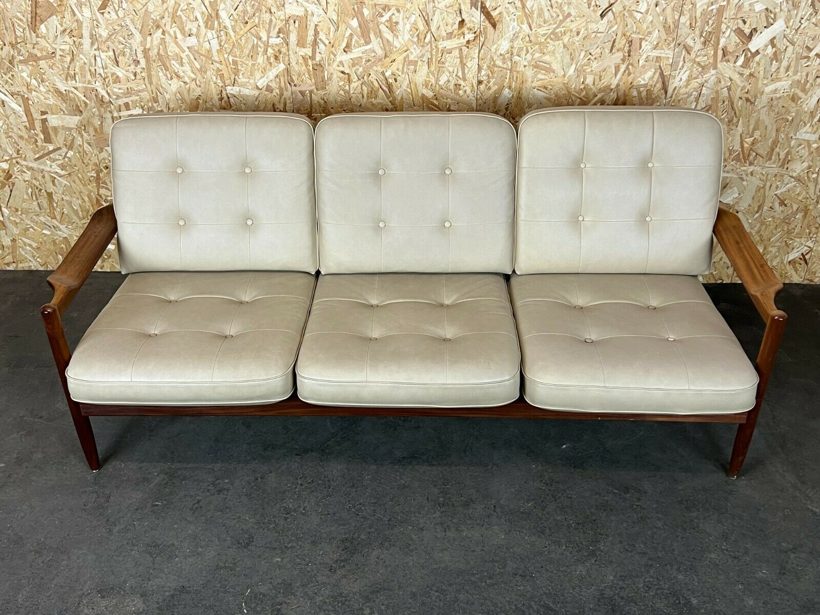 60s 70s sofa 3 seater couch seating set Danish Modern Design Denmark 60s 70s