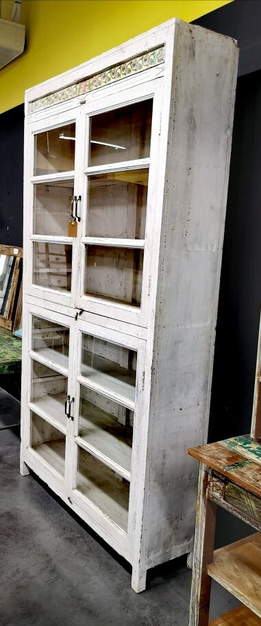 White wooden furniture