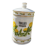 Opaline apothecary pot Vieux Rouen