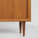 Midcentury danish cabinet with tambour doors by Dyrlund 1960s