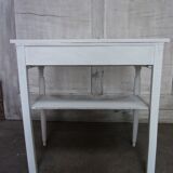 White white chic country style console