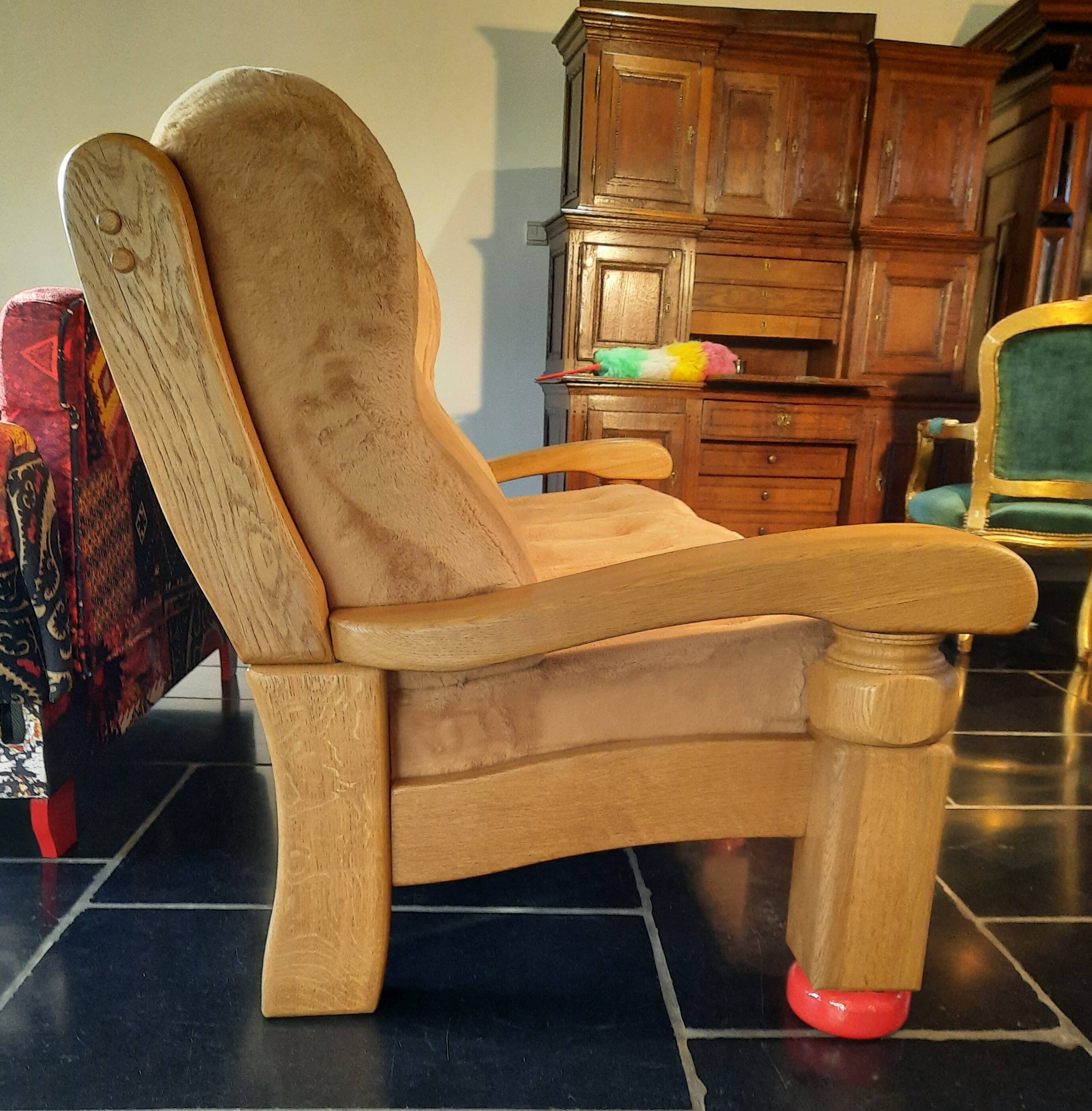 Vintage three-seater sofa