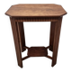 French Art Deco Side Table In Walnut, 1920/30s