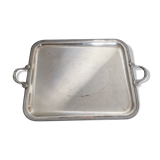 Silver metal tray