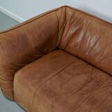 Cognac Leather Andes Sofa by Gerard van den Berg for Montis, 1970s