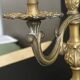 Pair of Napoleon III candelabra in brass, 19th century