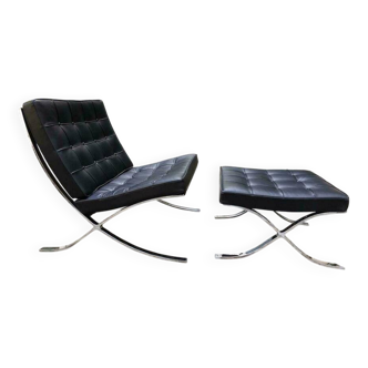 2010s Barcelona Armchair By Mies Van Der Rohe