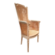 Louis XVI high-backed caned armchair