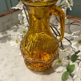Amber glass carafe