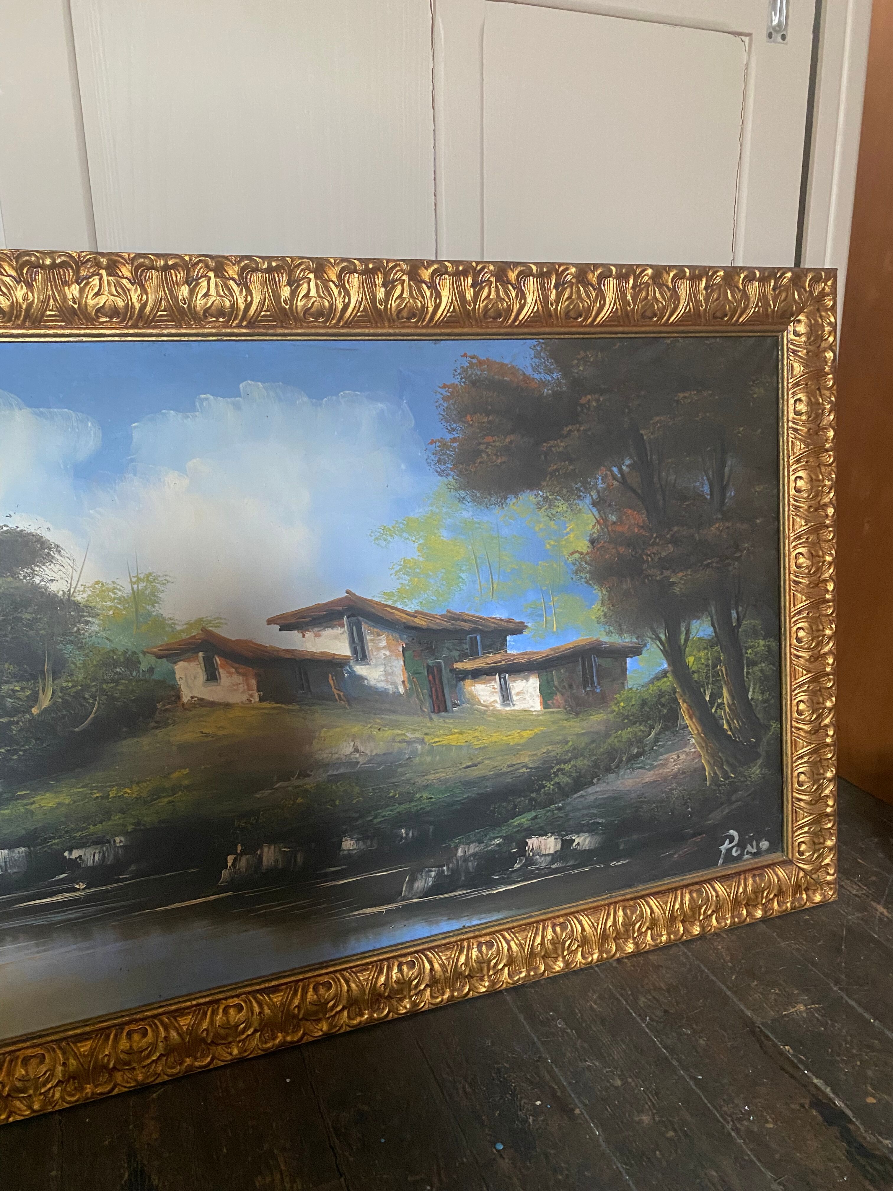 Large painting painting