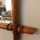 Vintage bamboo mirror 75 x 100 cm