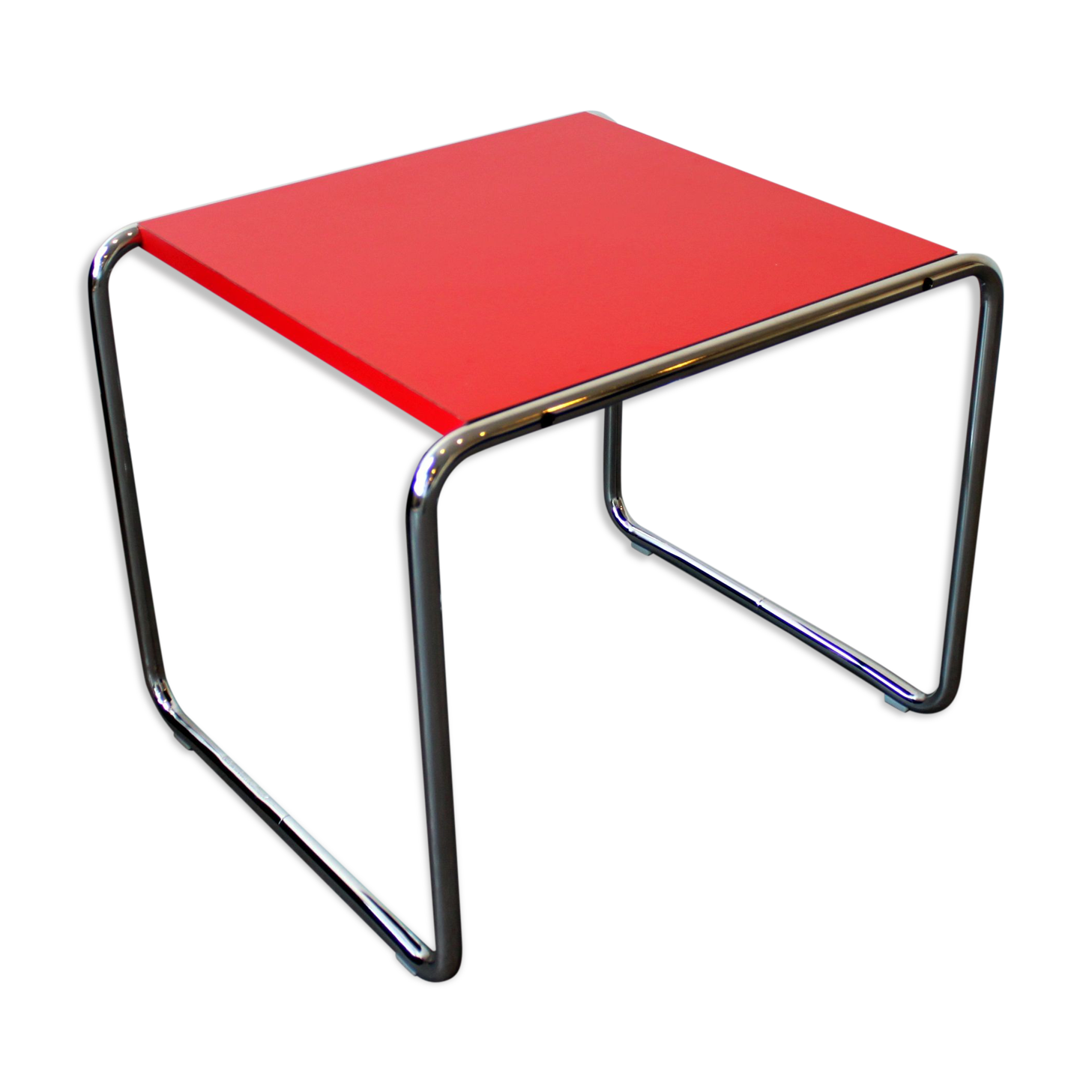 Knoll side table, Laccio model by Marcel Breuer