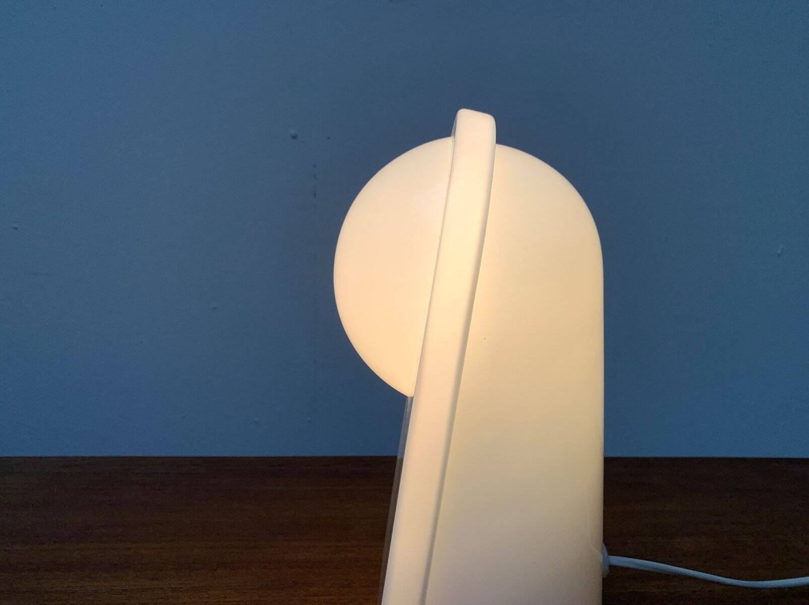 Mid-century German space age postmodern glass table lamp by Peill & Putzler, 1960s