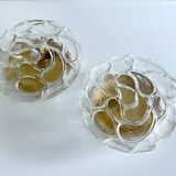 Pair of Vintage Bubble Waves Wall Lights
