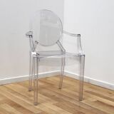Pair of Louis Ghost chairs, Philippe Starck