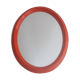 Mirror orange oval vintage 60s 70s
