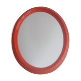 Mirror orange oval vintage 60s 70s