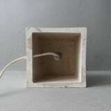 Pied de lampe en forme de dé à jouer, années 80