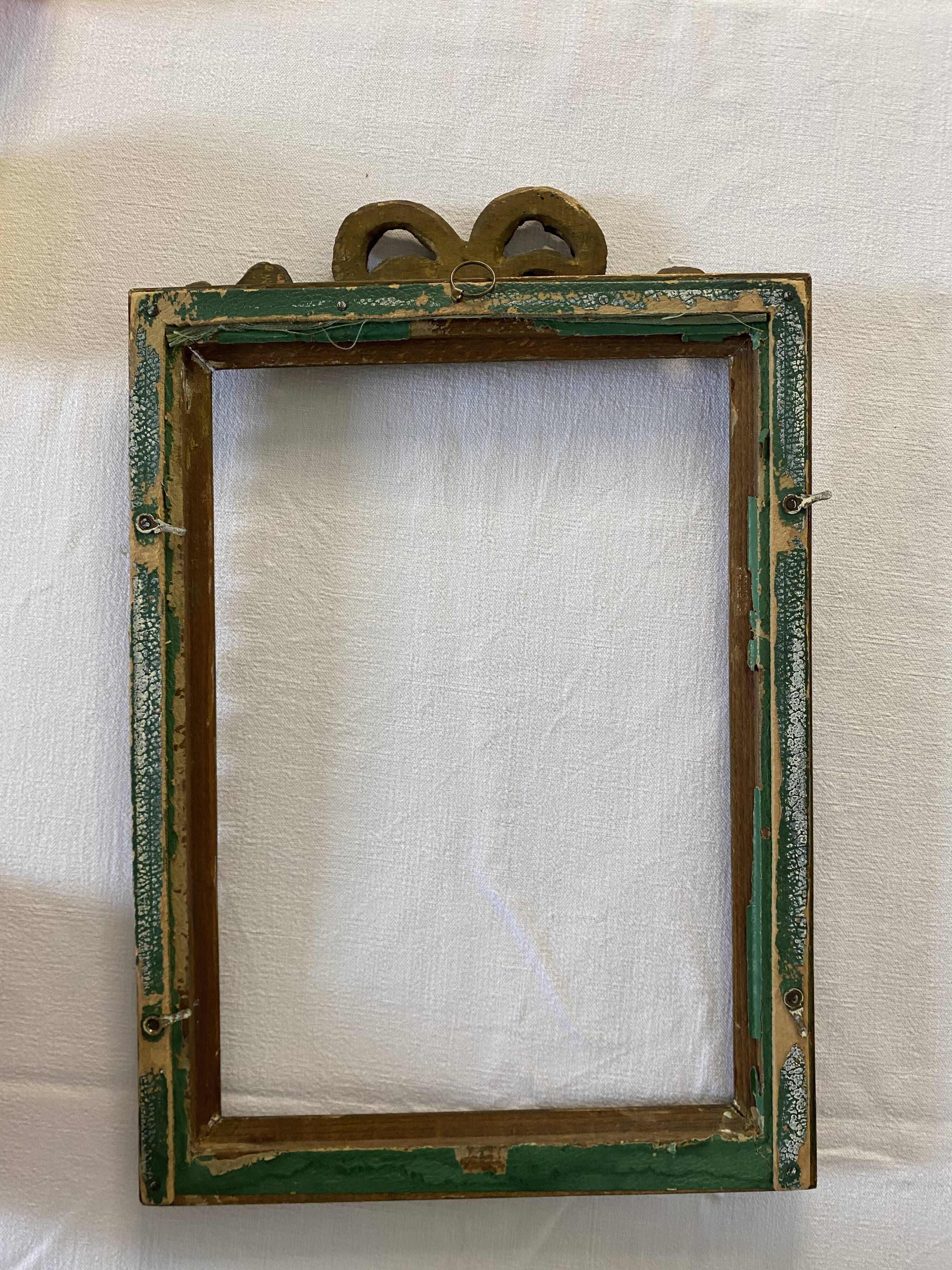 Cadre en bois doré